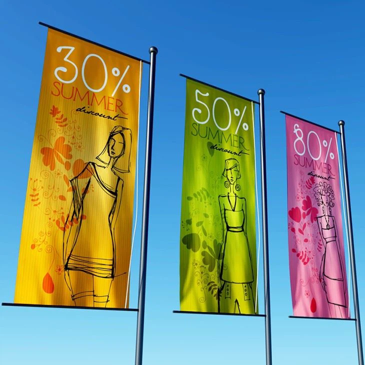 Paper Transfer Sublimation Printing Flag Fabric