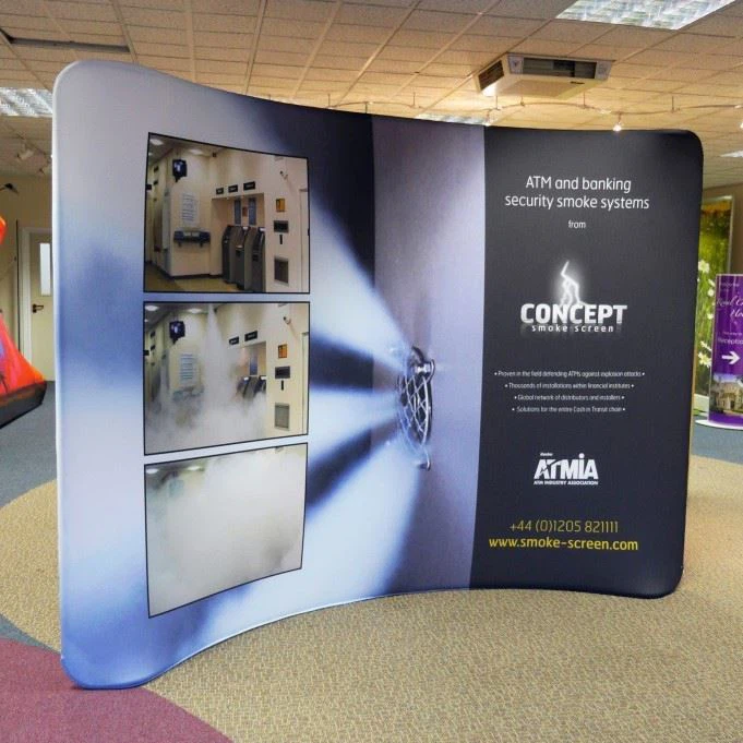 Super White Double Sided Fabric Banner